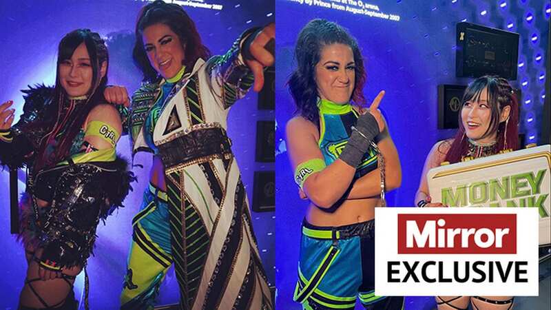 Bayley has cleared up talk of any friction between her and Damage CTRL member Iyo Sky (Image: WWE)