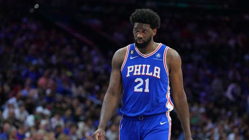 Joel Embiid #21 of the Philadelphia 76ers