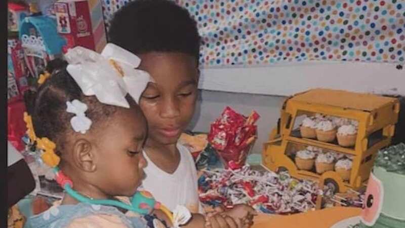 Sky at her birthday party just days after her mum was shot dead (Image: Birmingham Crime Watchers / Facebook)