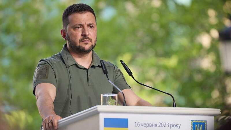 Volodymyr Zelensky has hit out at Nato as Ukraine pushes for membership (Image: AP)