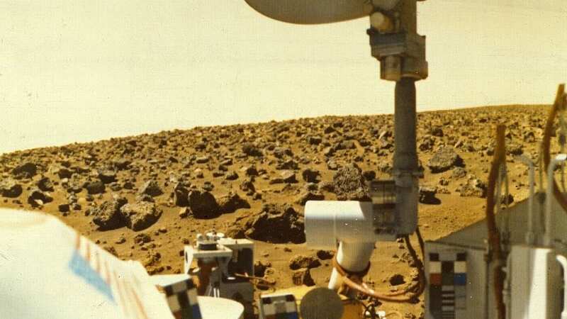 By introducing water to soil samples, the Viking lander mission in 1976 may have destroyed the very evidence of alien life it was trying to find (Image: Getty Images)