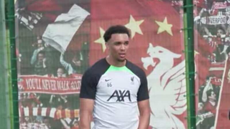 Trent Alexander-Arnold was shocked by his new team-mate (Image: Liverpool FC)