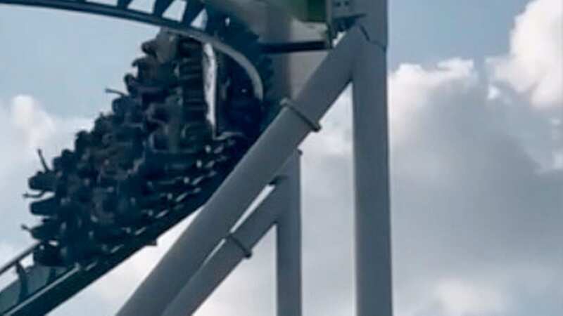 Boomerang, a rollercoaster at Wild Adventures in Georgia, stalled a couple of weeks ago, terrifying passengers (Image: Fox News WS)