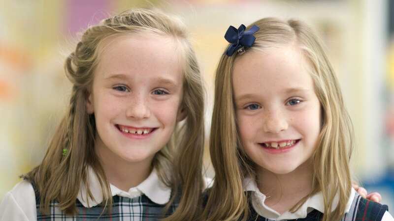 The teacher was shocked by the twin girls