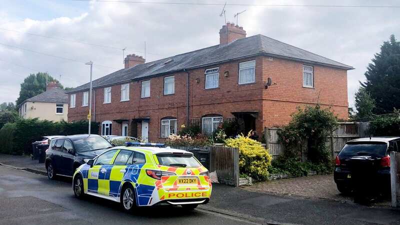 Police arrived to find the dog dead at a home in Worcester yesterday morning (Image: Worcester News / SWNS)
