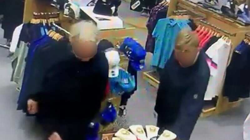 Moment thief brazenly 