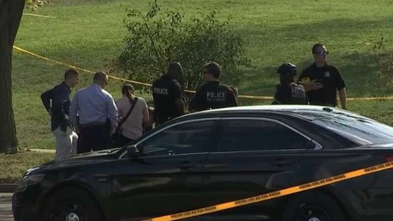 One is dead and two are injured after a driver struck them while they crossed an intersection near the White House (Image: NBC)