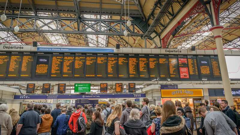 Commuters are facing travel chaos at Victoria Station
