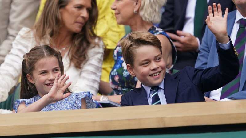 Crowds cheer as Charlotte and George watch Wimbledon epic without Louis
