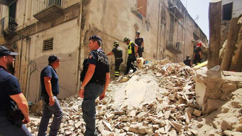 A number of people are injured (Image: Polizia Di Stato/ANSA via ZUMA Press/REX/Shutterstock)