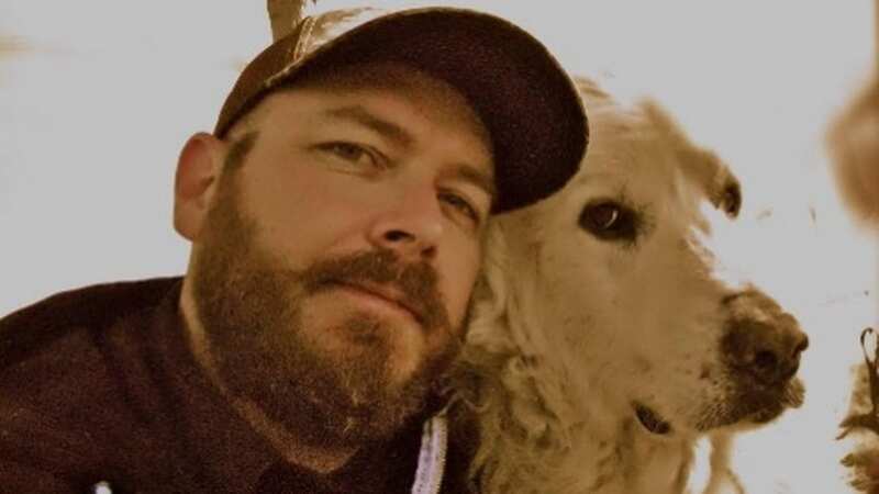Aron Christensen and his four month old puppy were found dead (Image: Gofundme)