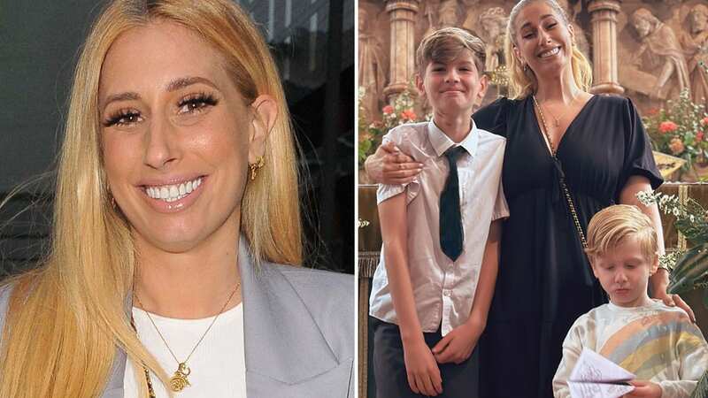 Emotional Stacey Solomon overcome by second eldest son