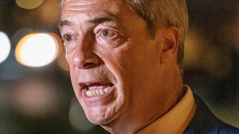 Nigel Farage has lashed out at Coutts bank claiming his account was closed because his account was closed (Image: AFP via Getty Images)