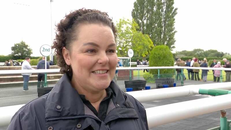 Clare Ellam: saddled her first winner since 2017 (Image: @AtTheRaces/Twitter)