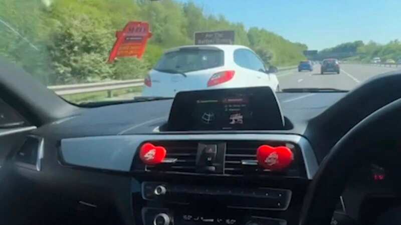 Moment driver weaves through traffic at 123mph before killing Hollyoaks star