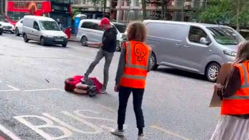 Police update after Just Stop Oil activist punched by pregnant woman