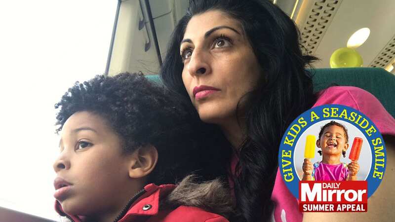Sabina Gollo with her son Dion, three (Image: DAILY MIRROR)