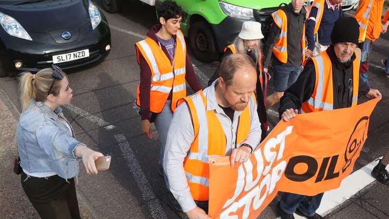 The mum seen confronting Just Stop Oil activists in Acton, west London (Image: Marcin Nowak/LNP)