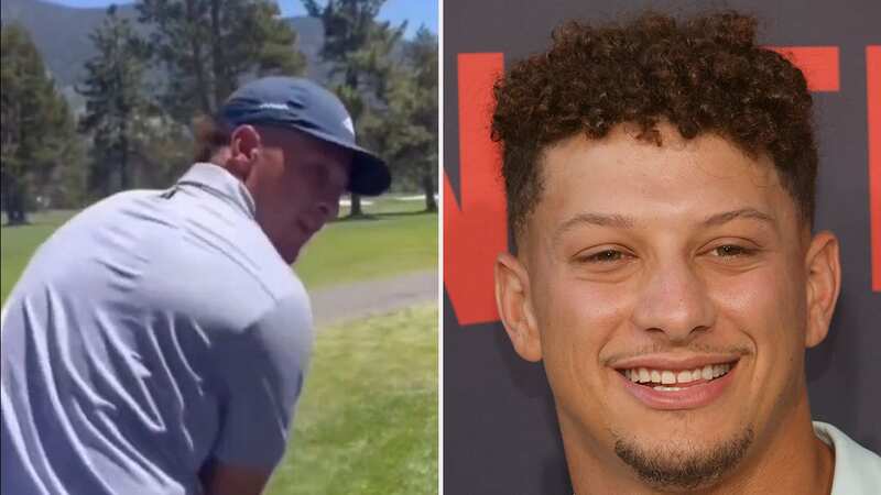 Mahomes competed in his fourth American Century Championship this year (Image: Isaiah Vazquez/Getty Images)