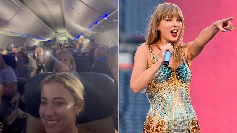 Taylor Swift fans have spontaneous singalong on delayed flight after Eras Tour