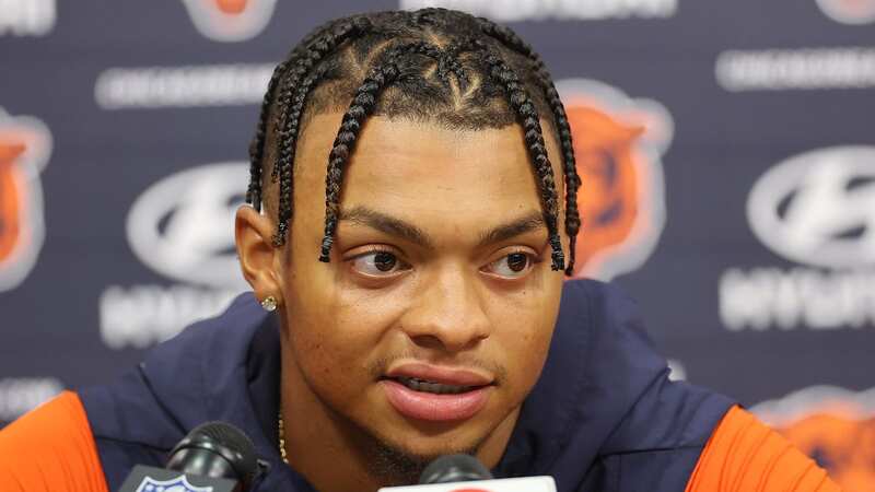 Justin Fields has promised to break a Chicago Bears record in the 2023 NFL season (Image: Michael Reaves/Getty Images)