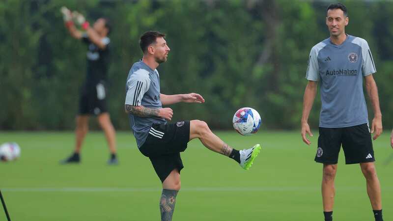 Sergio Busquets and Lionel Messi are gearing up for their potential debuts for Inter Miami in the Leagues Cup (Image: Hector Vivas/Getty Images)
