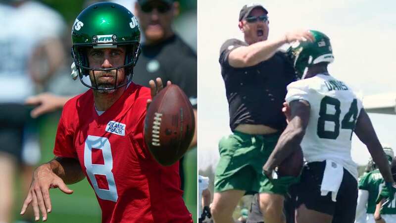 Aaron Rodgers showed his class with an incredible throw in practice on Saturday. (Image: Mike Stobe/Getty Images)