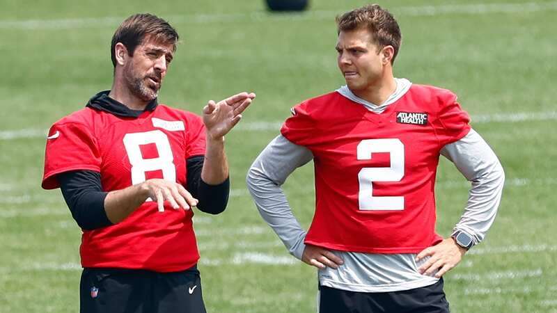 Aaron Rodgers has made a big impact at the New York Jets already, particularly in the quarterback room. (Image: Rich Schultz/Getty Images)