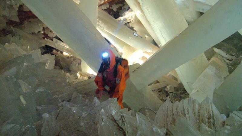 George Kourounis in the cave (Image: Facebook)