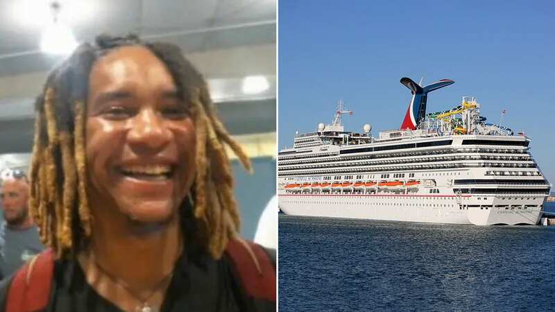 Jaylen Hill jumped off the cruise ship, according to authorities (Image: rex)