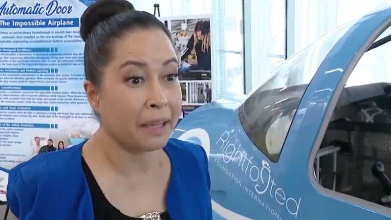 Jessica gave an inspiring talk to students (Image: fox32chicago)