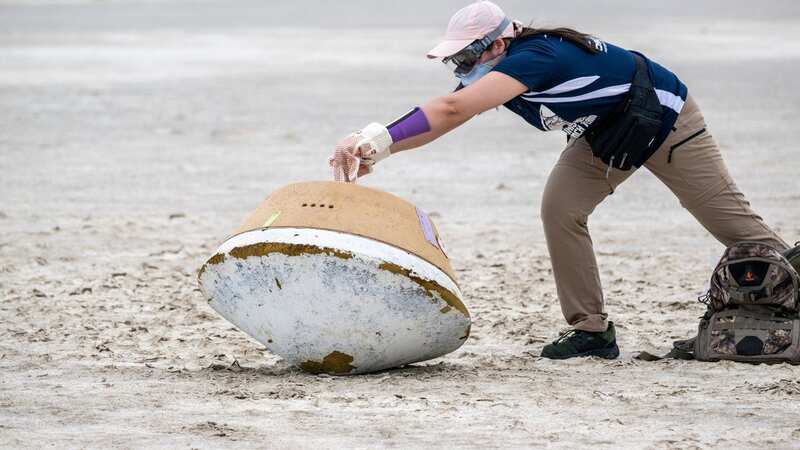 Recovery teams participate in field rehearsals (Image: NASA/Keegan Barber/SWNS)