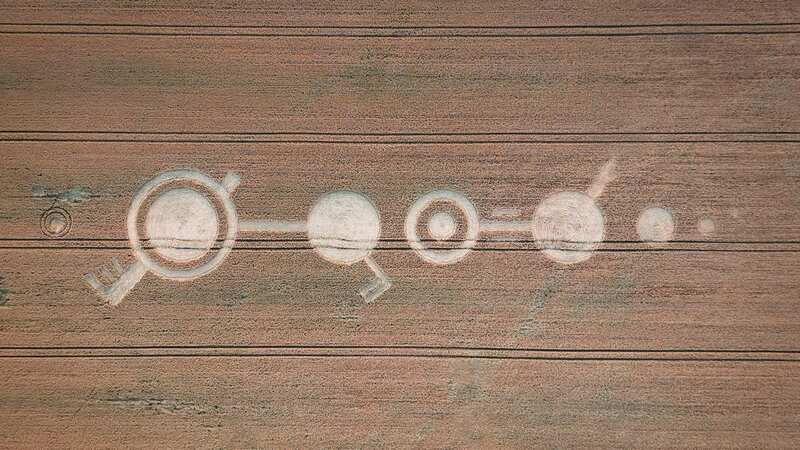Truth behind crop circles finally revealed as huge version appears in field