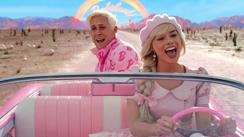 Ryan Gosling and Margot Robbie in Barbie