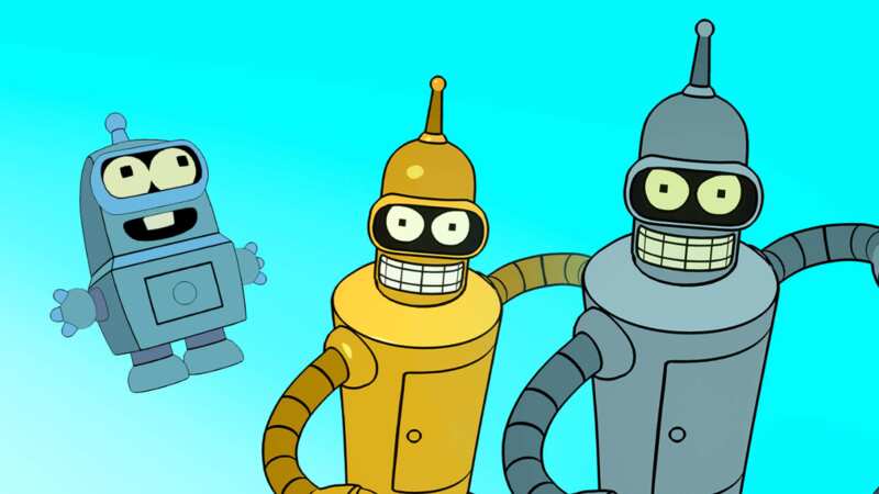 Bender Bending Rodríguez has brought along his own weapon in the latest Fortnite update (Image: Epic Games)