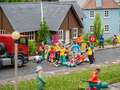 Model village gets modern rebrand - complete with road-blocking eco-protesters