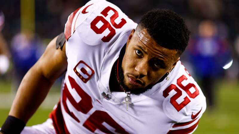 New York Giants general manager Joe Schoen has spoken about the new contract for Saquon Barkley (Image: Justin Casterline/Getty Images)