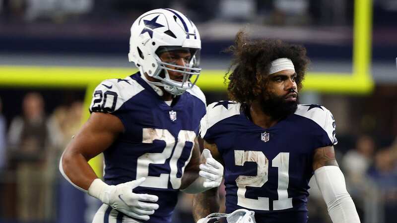 The bromance between Tony Pollard and Ezekiel Elliott remains even though they are no longer team-mates (Image: 2022 Richard Rodriguez)