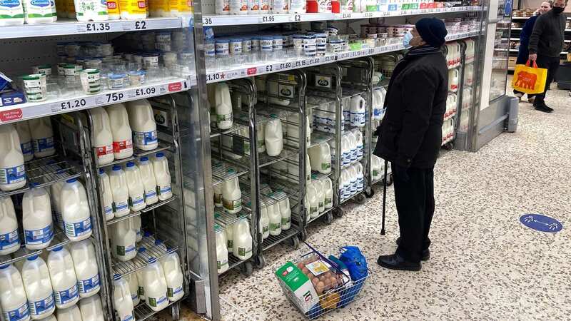Tesco is "phasing out" its six pint milk product (Image: AFP via Getty Images)