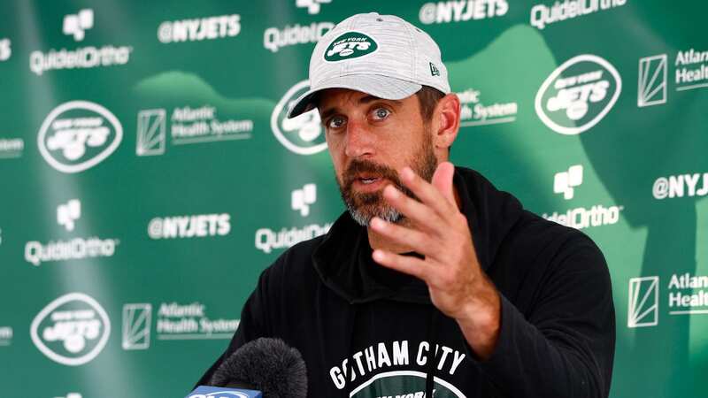 Aaron Rodgers will not take much part in the pre-season games for the New York Jets (Image: Rich Schultz/Getty Images)
