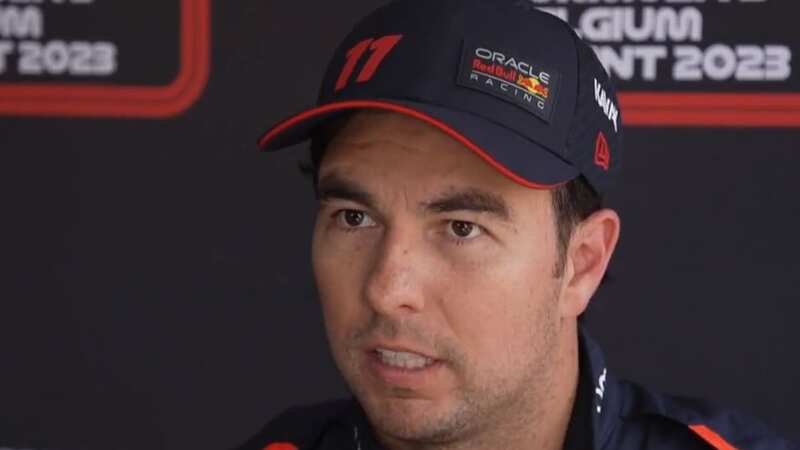 Sergio Perez was not happy with the traffic (Image: Sky Sports)
