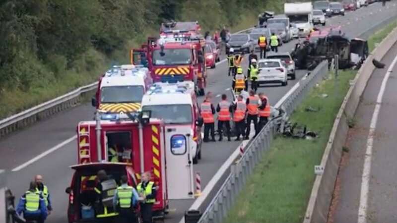 A British woman is known to have died in the fatal crash on a motorway in North France