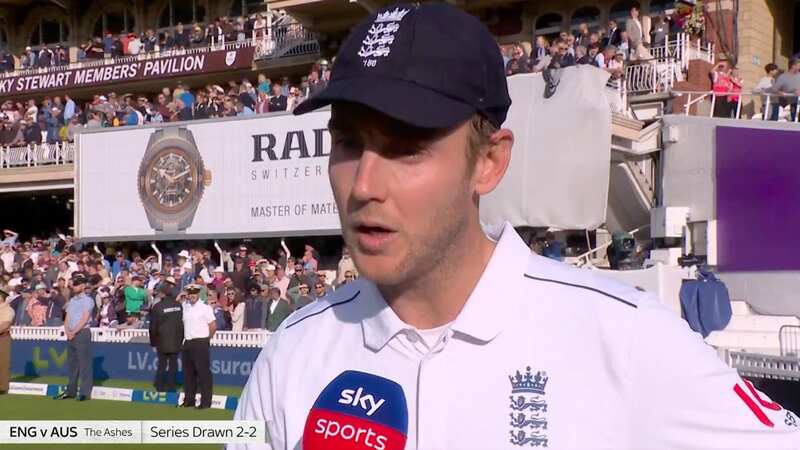 Stuart Broad took the final two wickets as England drew the Ashes series 2-2 against Australia (Image: Getty Images)