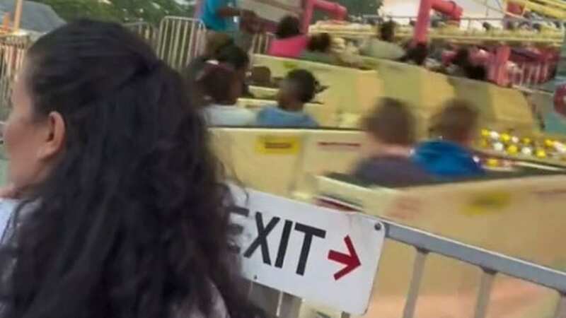Theme park-goers left spinning out of control after ride gets stuck in reverse