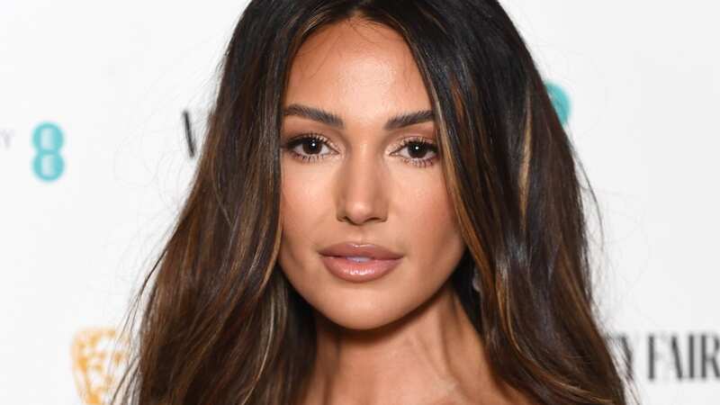 Michelle Keegan looked stunning in the dress as she announced her new Very range (Image: Getty Images)