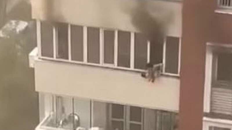 The video capturing the incredible rescue in Almaty, Kazakhstan (Image: youtube.com)