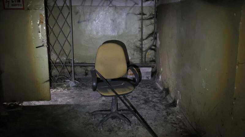 Haunting images of an underground interrogation and torture room in Kherson taken after the town was liberated in October (Image: Kyodo)