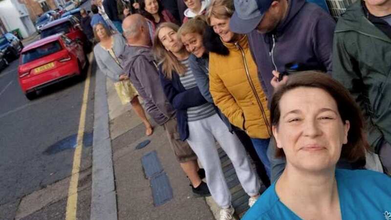 Hundreds queued for dentist appointments in Faversham, Kent