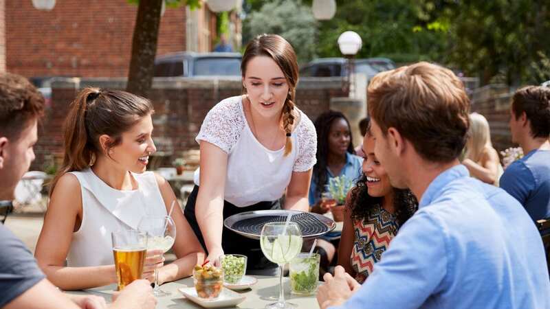 The woman left her a 2 per cent tip (stock photo) (Image: Getty Images/iStockphoto)