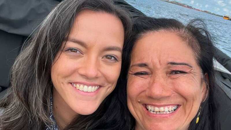 Heartwarming moment woman reunited with biological mum after years apart